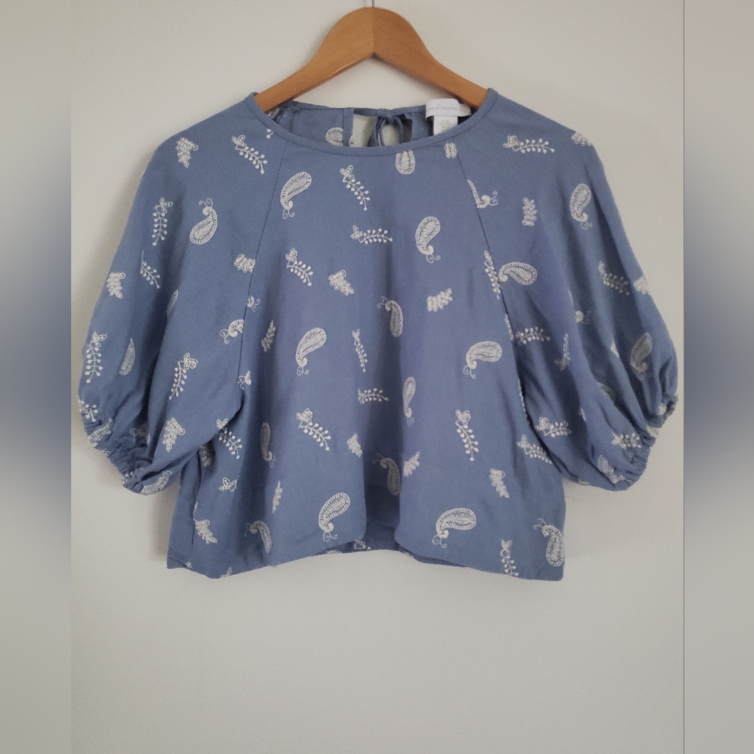 House Of Harlow 1960 Embroidered Crop Top